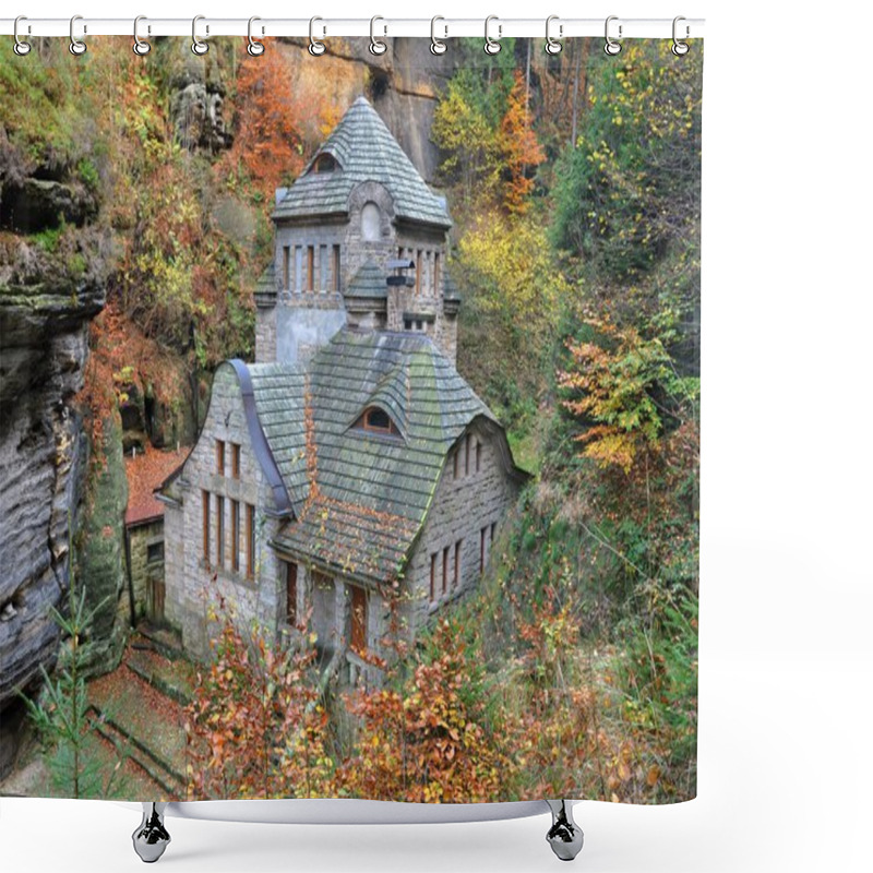 Personality  Fairytale House Shower Curtains