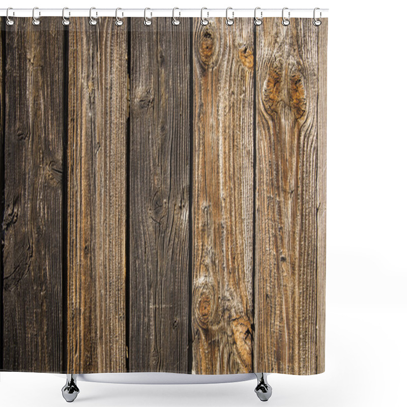 Personality  F Old Wooden Frame Shower Curtains