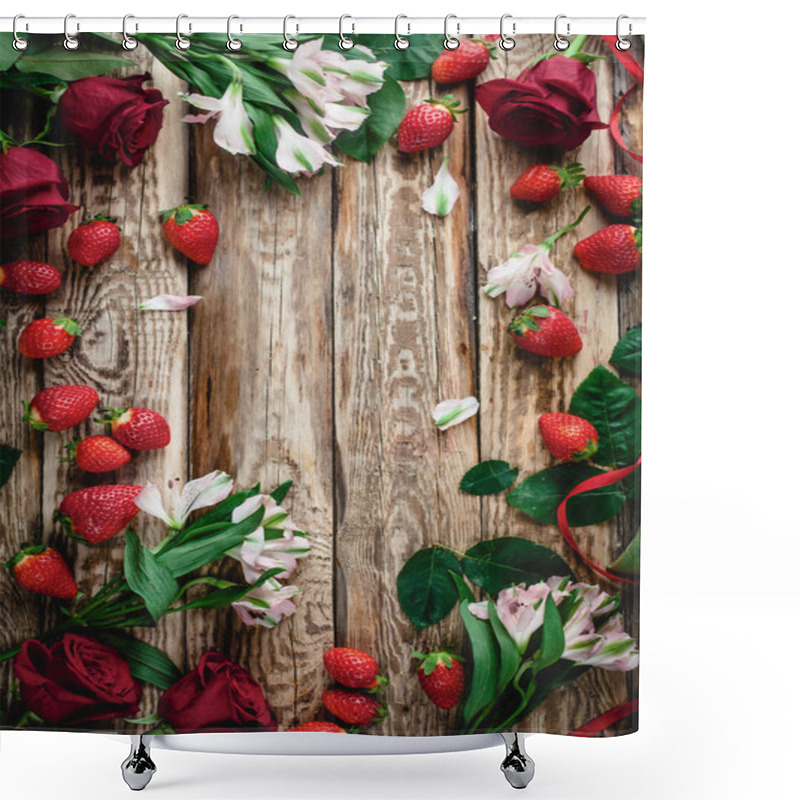 Personality  Red Shower Curtains