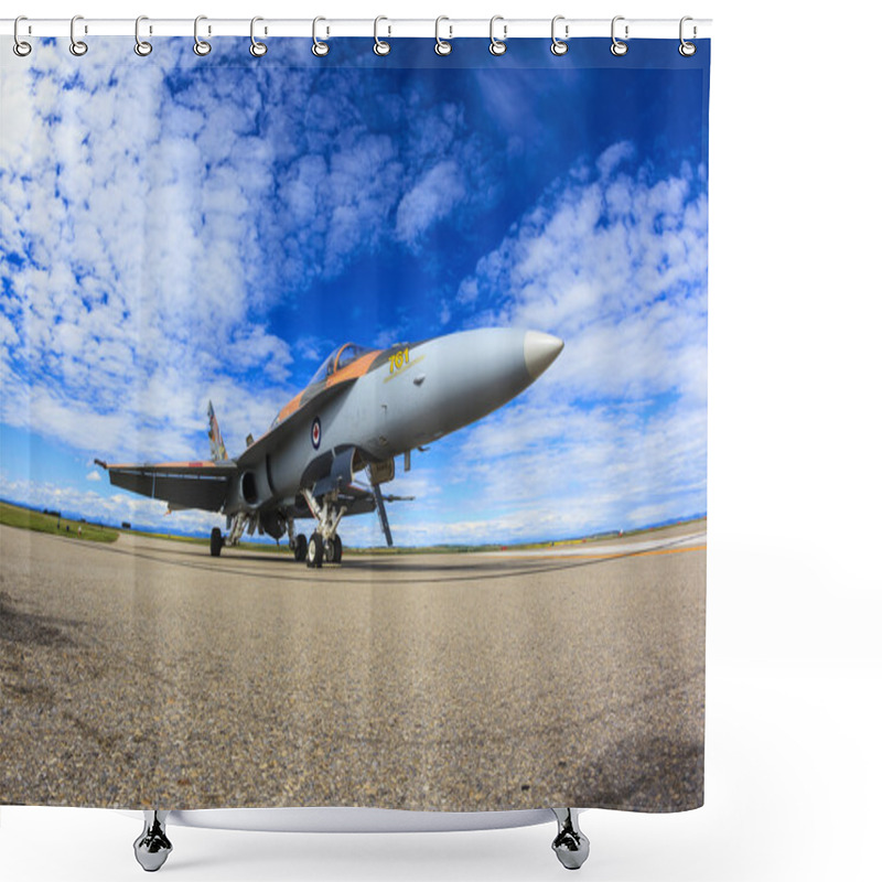 Personality  F-18 Fighter Shower Curtains