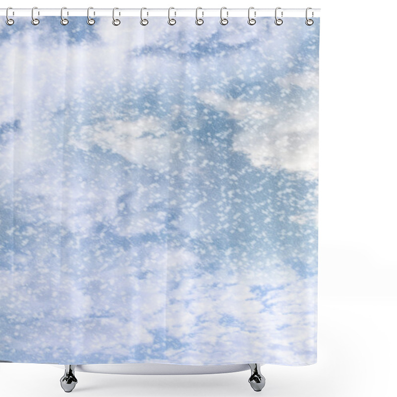 Personality  Snow Storm Shower Curtains