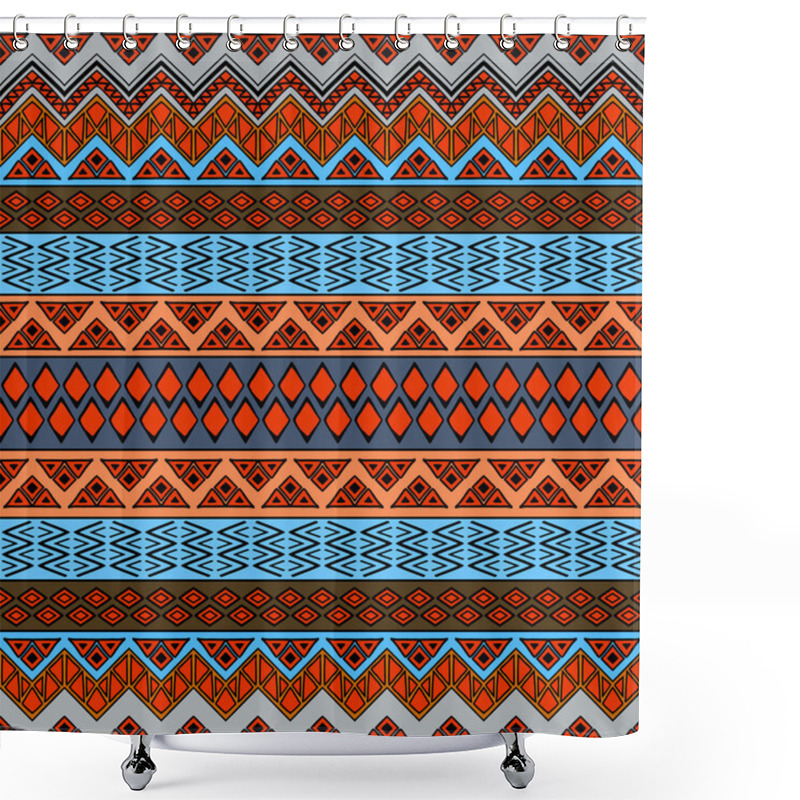 Personality  Seamless Aztec Pattern Shower Curtains