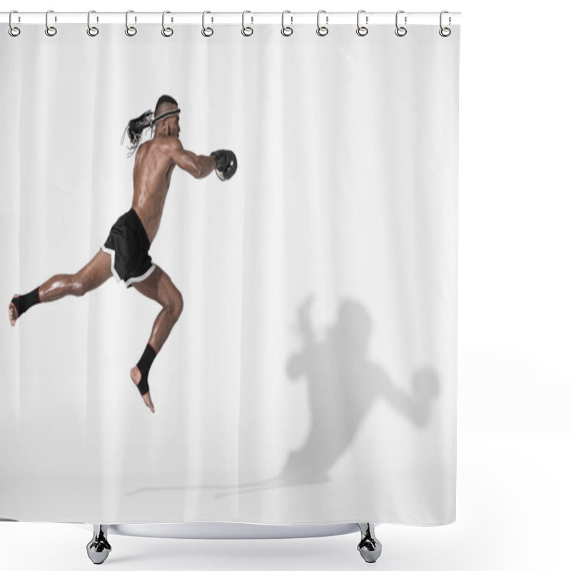 Personality  Muay Thai Fighter  Shower Curtains