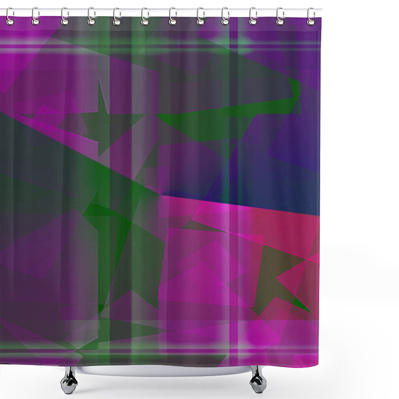 Personality  Abstract Background Shower Curtains