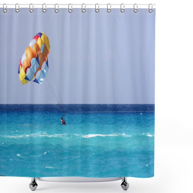 Personality  Parachute Mexico Shower Curtains