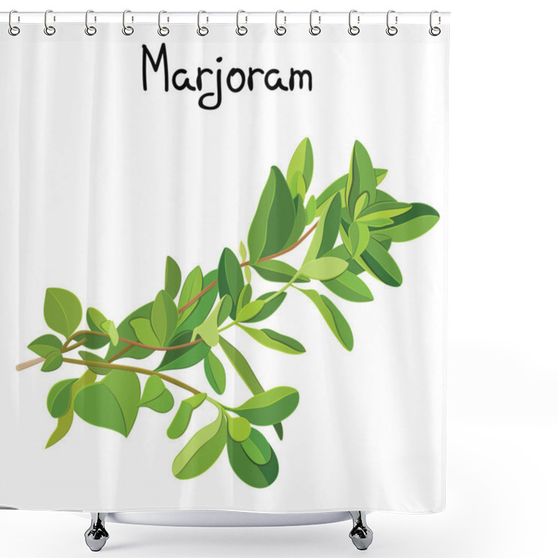 Personality  Marjoram Sprigs Shower Curtains