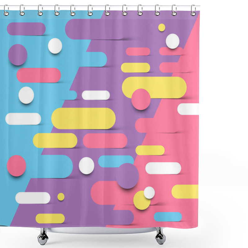 Personality  Abstract Background Design Shower Curtains