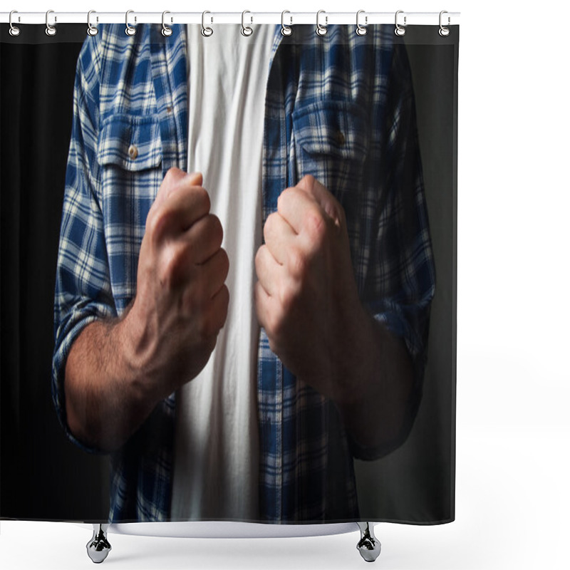 Personality  Casual Man Shower Curtains