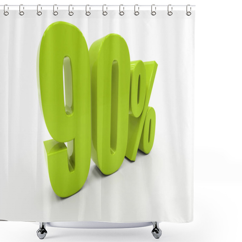 Personality  3D Percent Shower Curtains