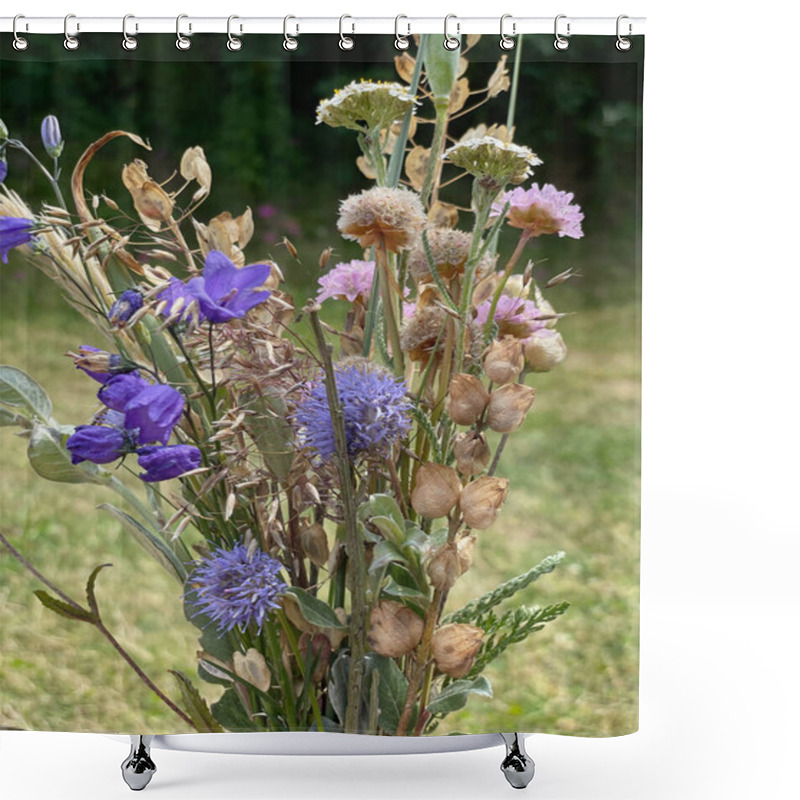 Personality  A Beautiful Bouquet Of Wildflowers Shower Curtains