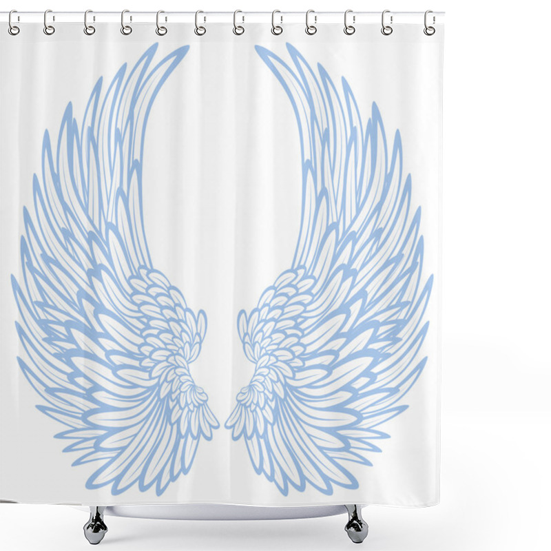 Personality  Wings Shower Curtains