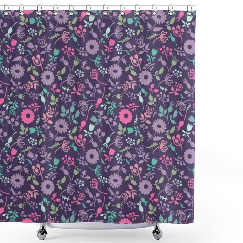 Personality  Folkloric Seamless Pattern Shower Curtains