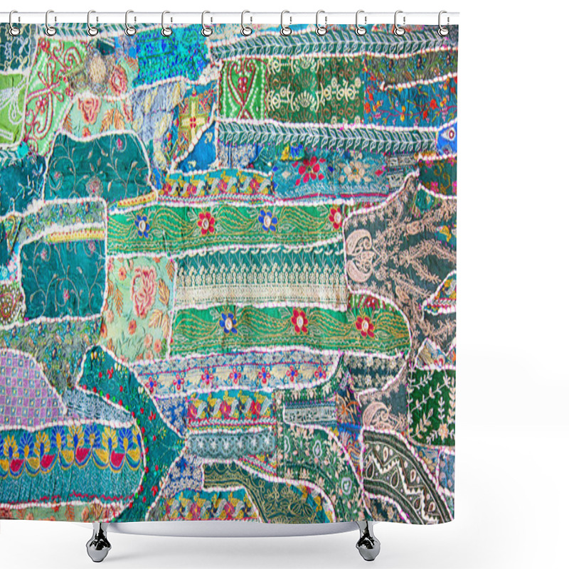 Personality  Crazy Quilt On The Arabian Market Shower Curtains