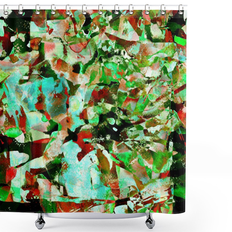 Personality  Ethnic Patchwork Design.  Shower Curtains