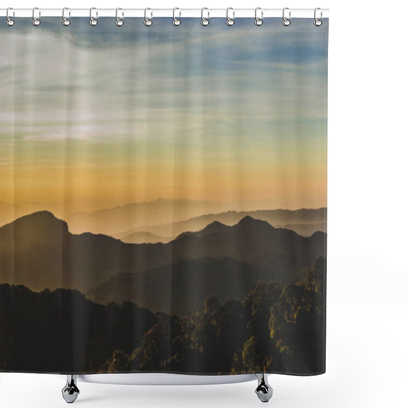 Personality  Beautiful Mountains In India Shower Curtains