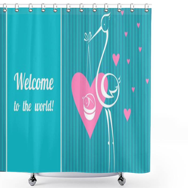 Personality  Newborn Shower Curtains