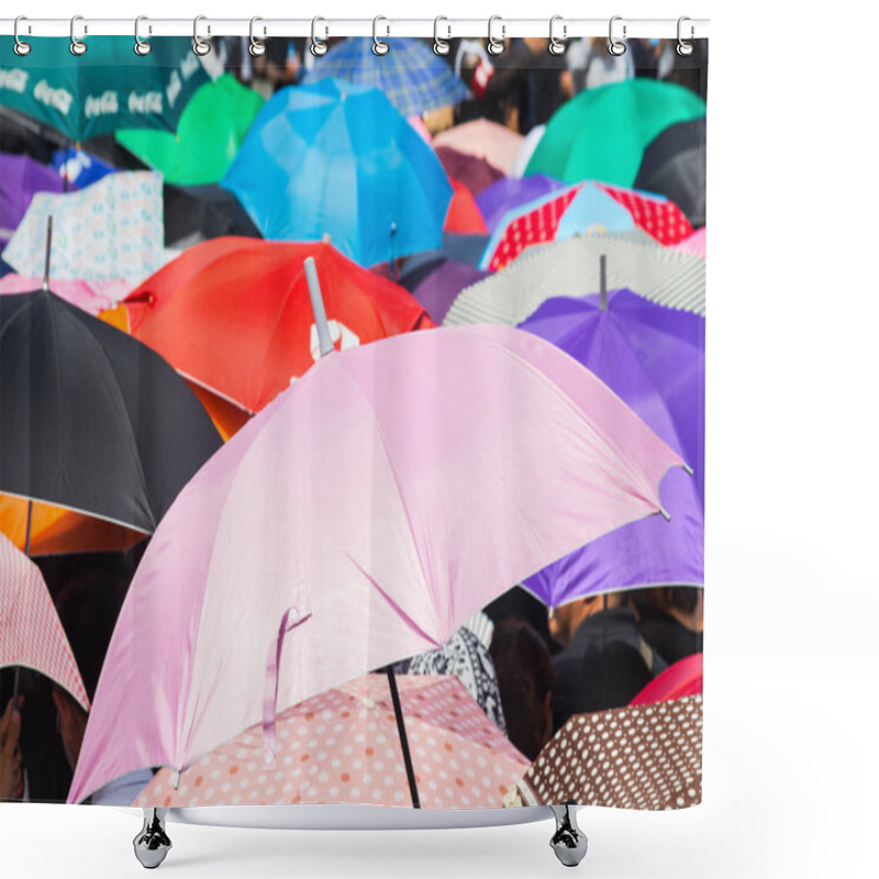 Personality  Umbrella Uv Protection From Sun Burn Shower Curtains