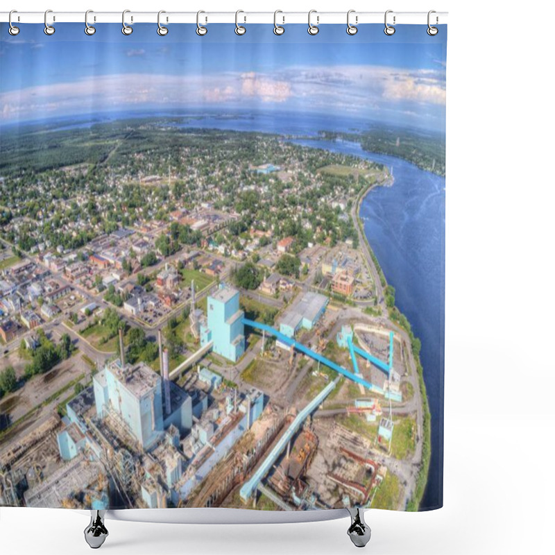 Personality  Fort Frances Is A Canadian Border Town In Northern Ontario Shower Curtains