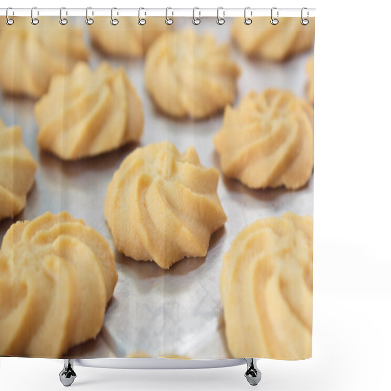 Personality  Butter Cookies.  Shower Curtains