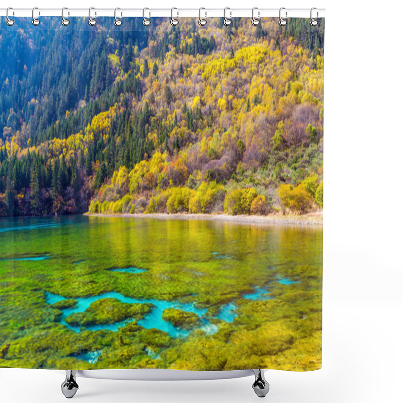 Personality  Jiuzhaigou Valley Scenic And Historic Interest Area Shower Curtains