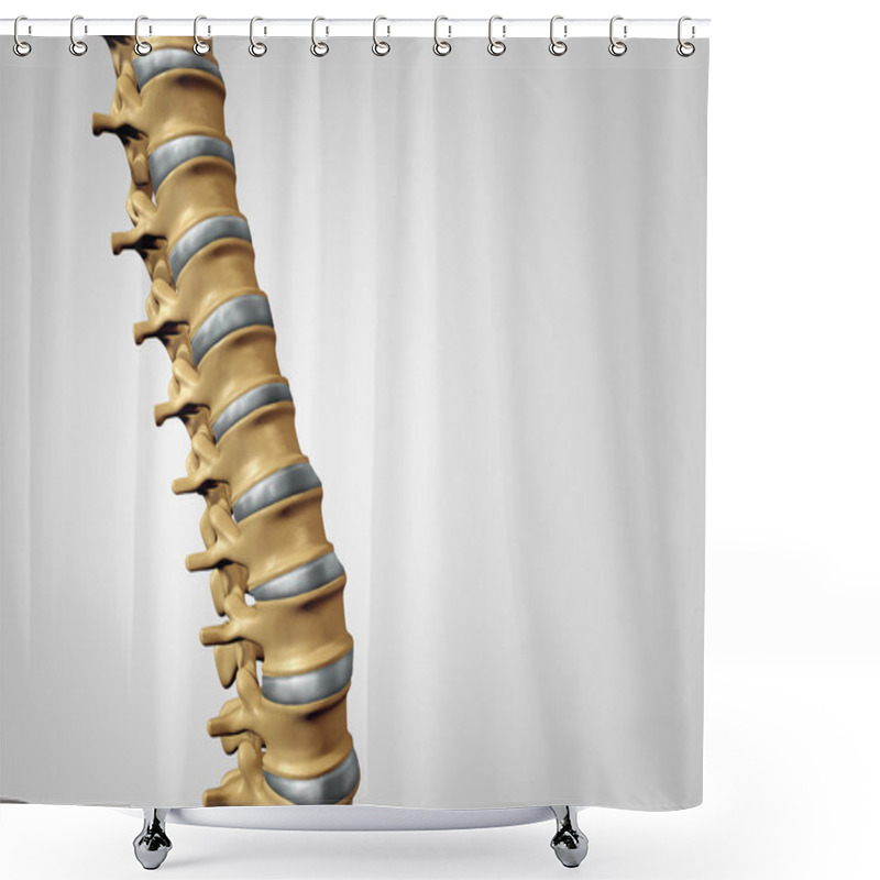 Personality  Spine Diagnostic Concept Shower Curtains