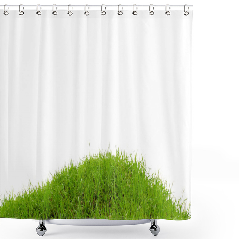 Personality  Isolated Green Grass Shower Curtains