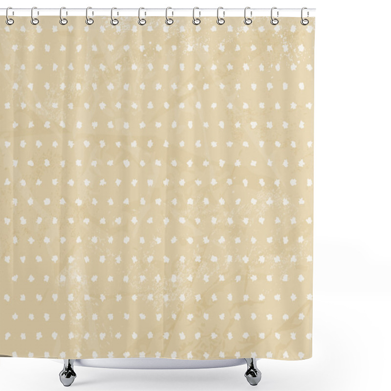 Personality  Retro Polka Dots Shower Curtains