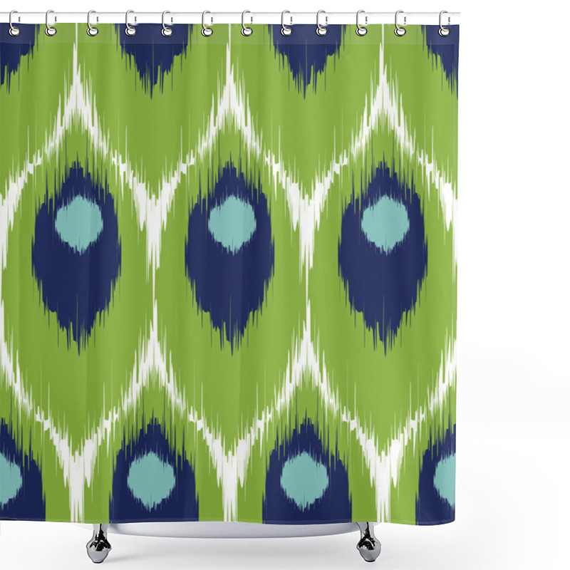 Personality  Ikat Seamless Pattern Shower Curtains