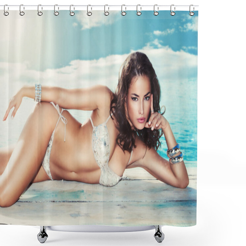 Personality  Summer Leisure Shower Curtains