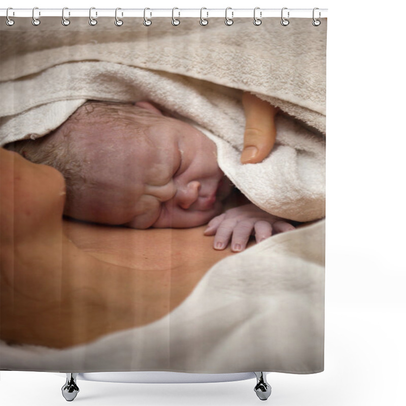 Personality  Childbirth Shower Curtains