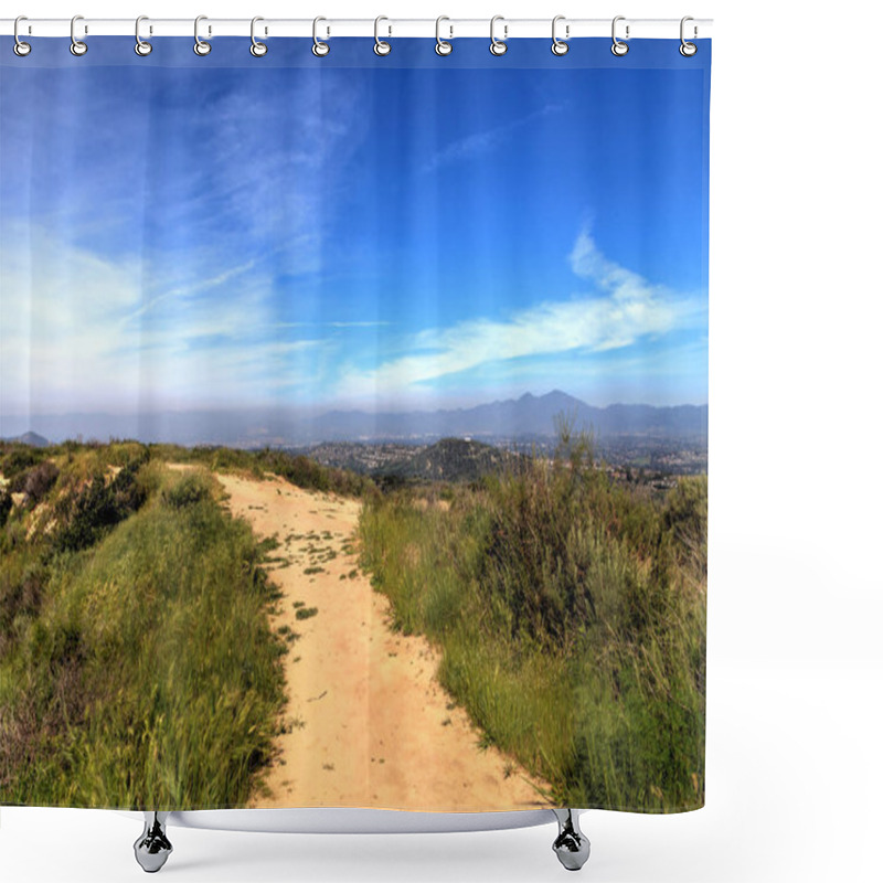 Personality  Hiking Trail At The Top Of The World In Laguna Beach Shower Curtains