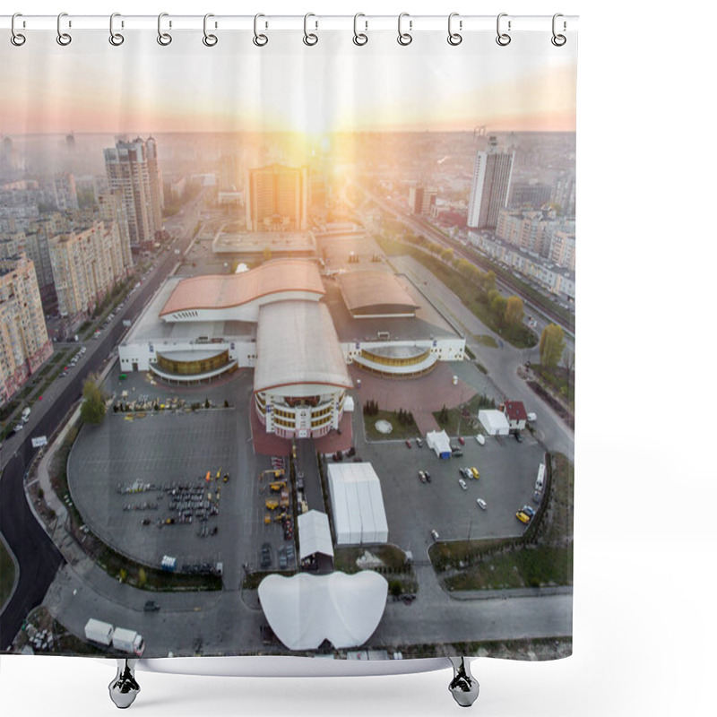 Personality  International Exhibition Centre In Kyiv Shower Curtains