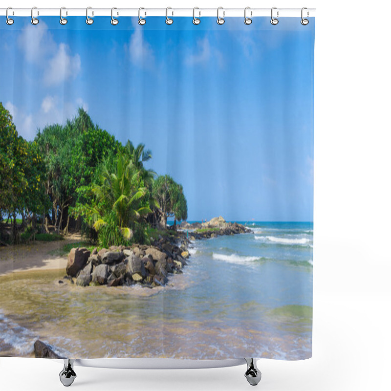 Personality  Bentota Beach In Sri Lanka Shower Curtains