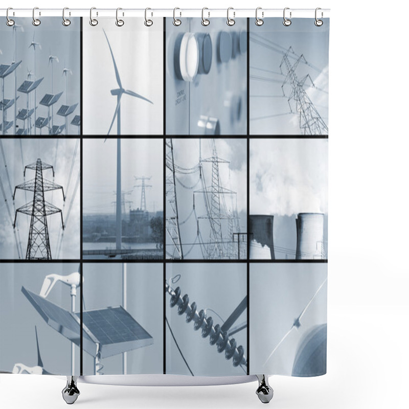 Personality  Electrical Energy Shower Curtains