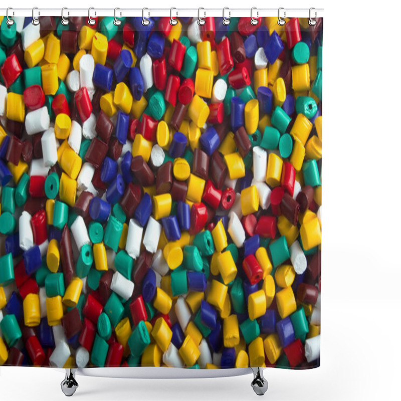 Personality  Plastic Granules Shower Curtains