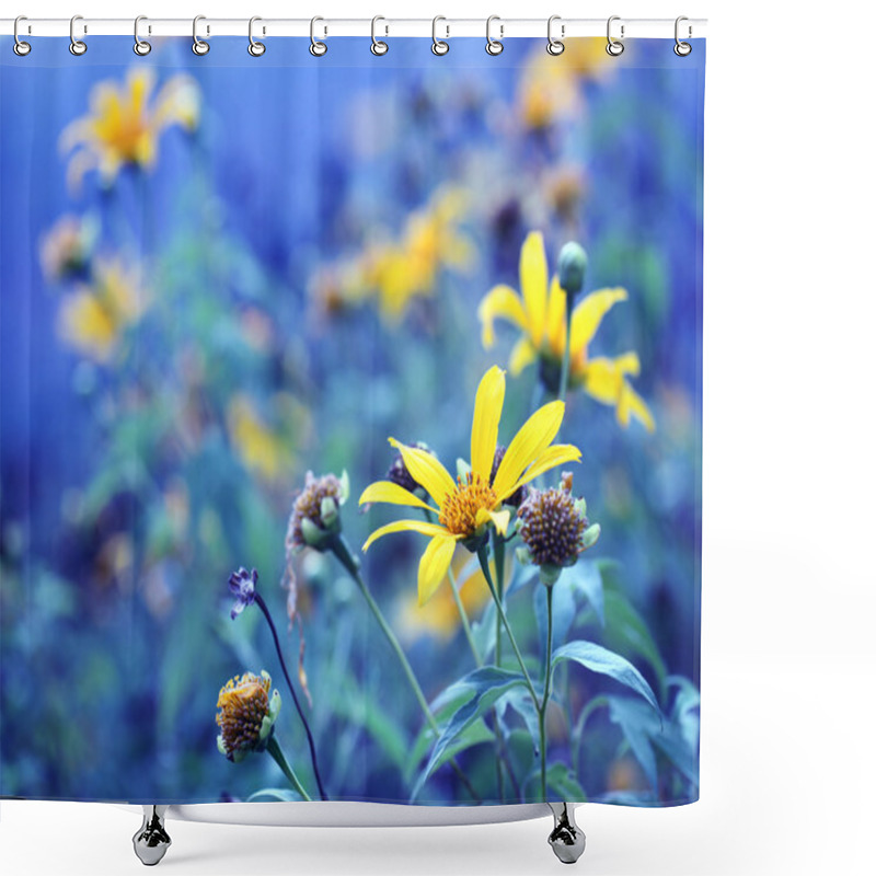 Personality  Flower In Nature Shower Curtains