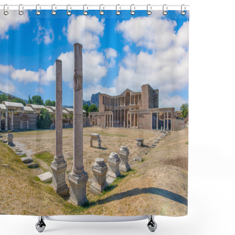 Personality  Ancient City Sardes (Sardis) In Turkey. Province Of Lydia, Major Center Of Hellenistic And Byzantine Culture. Now An Archaeological Site Shower Curtains