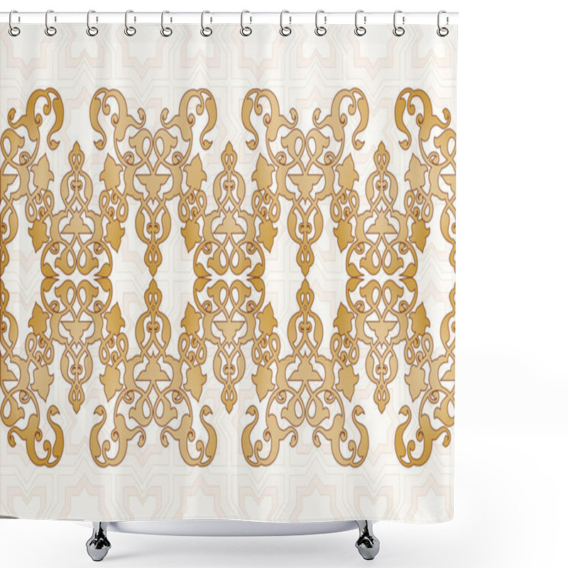 Personality  Antique Ottoman Borders And Frames Series Fifty Eight Shower Curtains