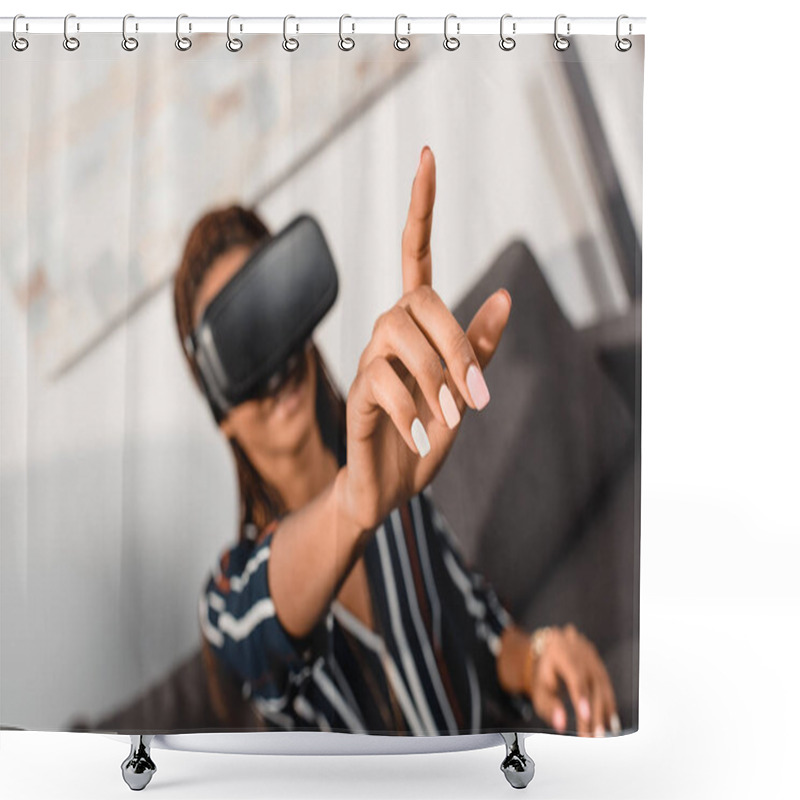 Personality  Vr Headset Shower Curtains