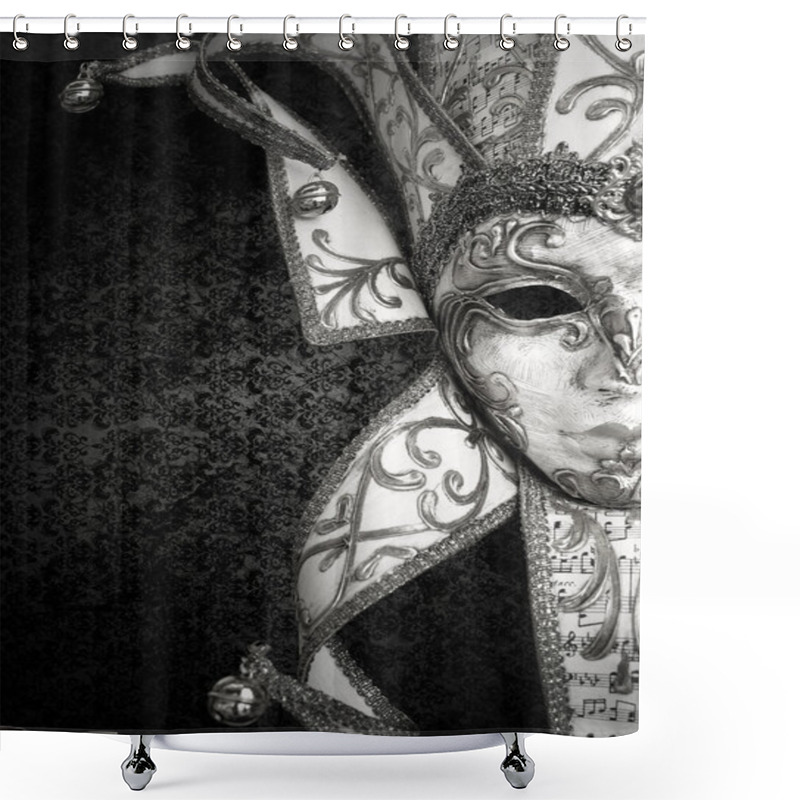 Personality  Luxury Venetian Mask Shower Curtains