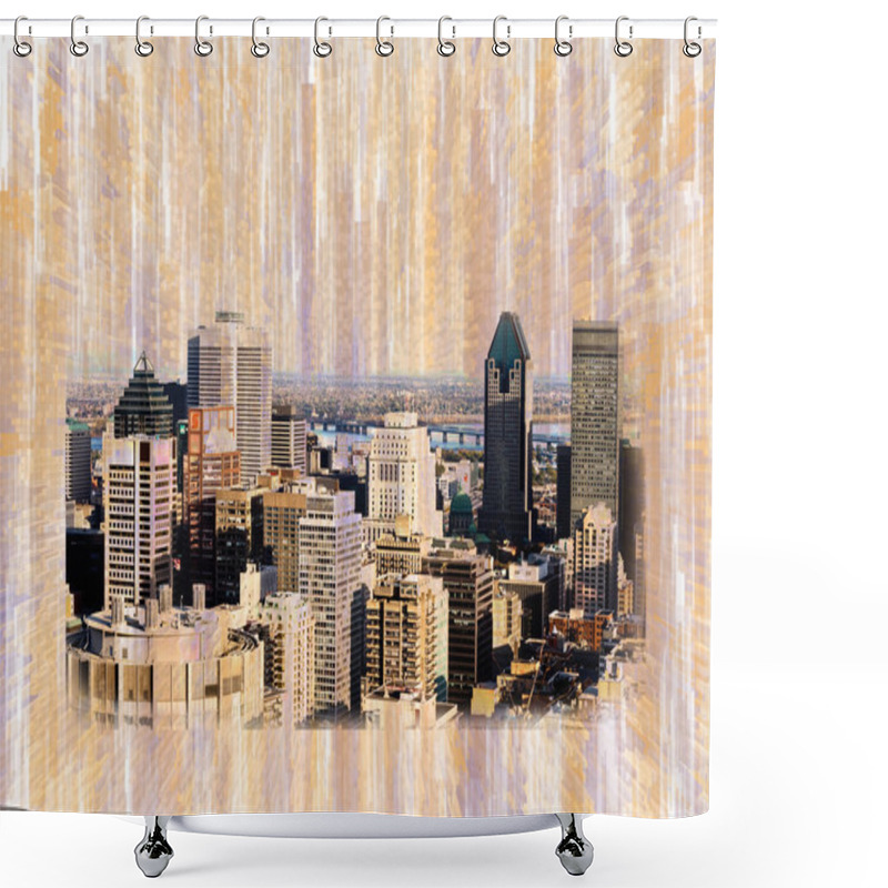 Personality  Montreal City Canada Shower Curtains