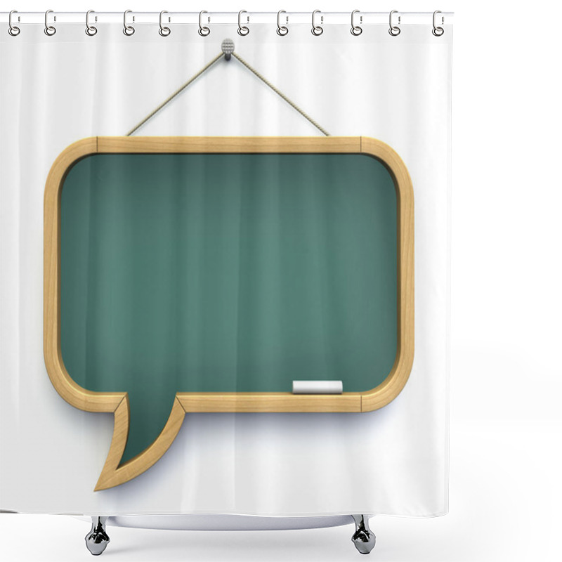 Personality  Speech Bubble Shower Curtains