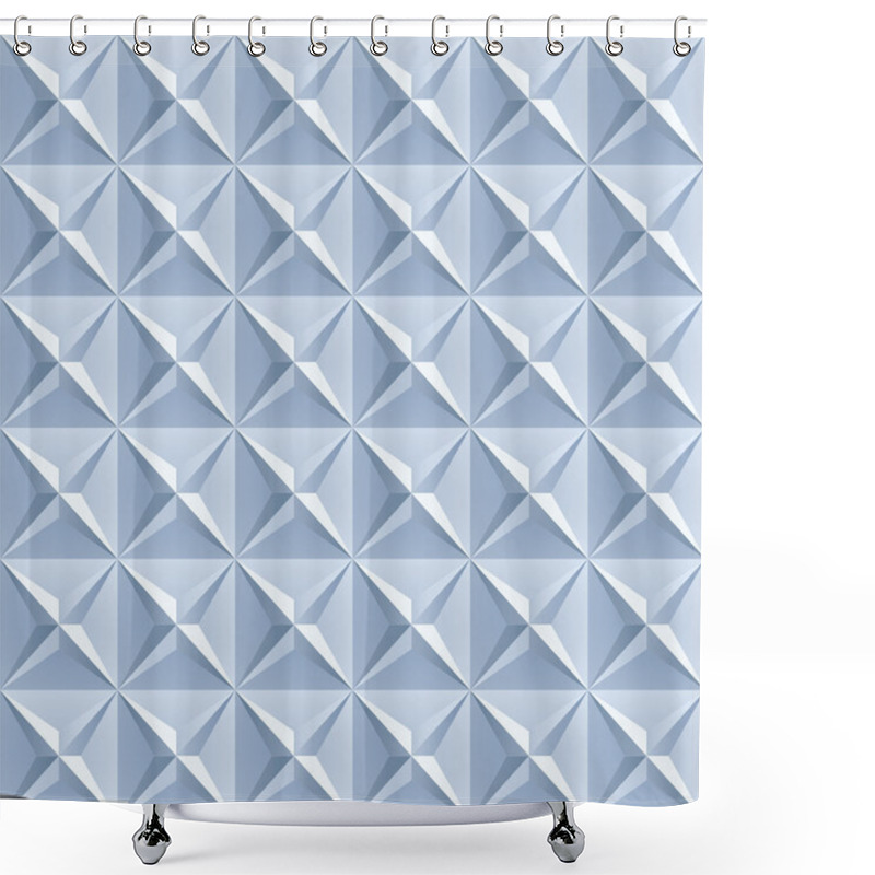 Personality  Seamless Background With Stars Shower Curtains