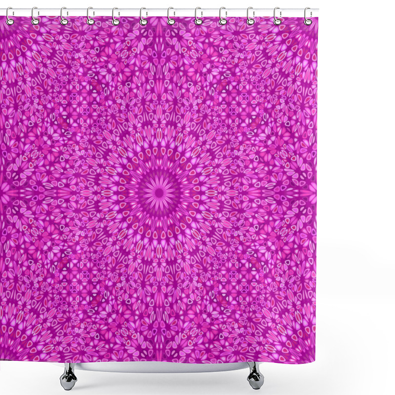 Personality  Geometrical Abstract Bohemian Mandala Flower Pattern Background Art Shower Curtains