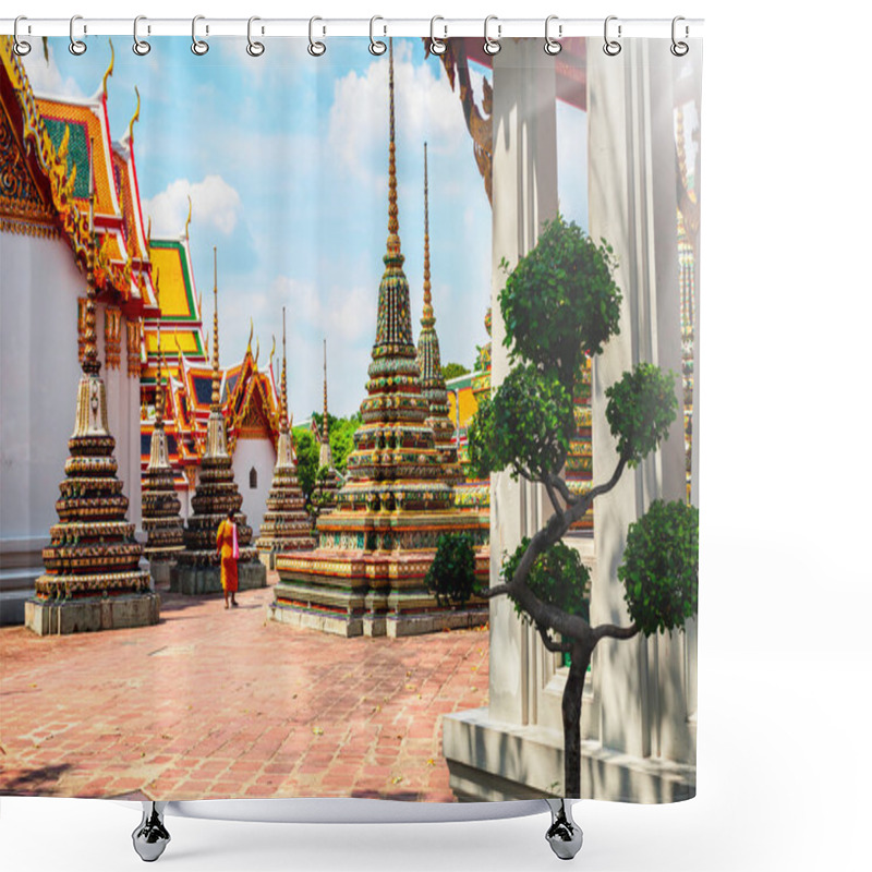 Personality  Royal Palace In Thailand Shower Curtains