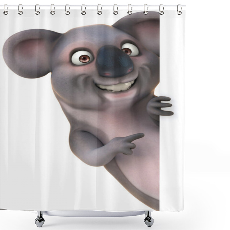 Personality  Fun Koala Shower Curtains