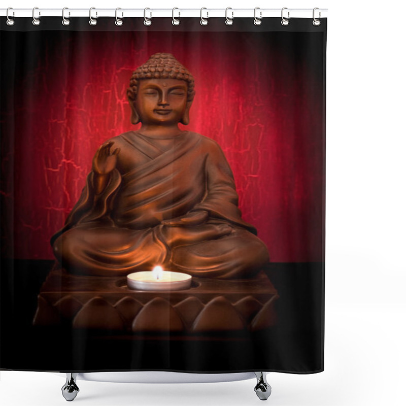 Personality  Buddha Shower Curtains