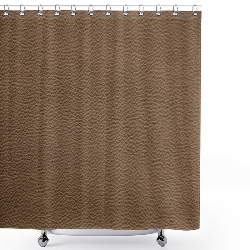 Personality  The Texture Of Genuine Leather. Impeccable And Stylish Background. Beautiful Stylish Background. Natural Skin Texture Close Up. Brown Background. The Structure Of The Leather Material Brown Shades. Shower Curtains