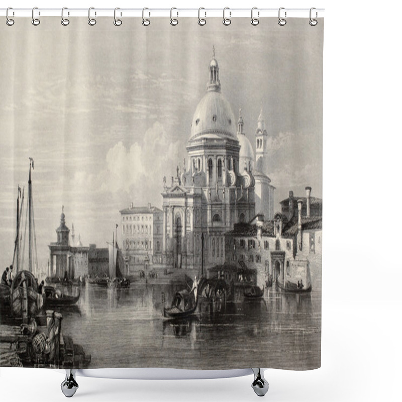 Personality  Santa Maria Della Salute Shower Curtains