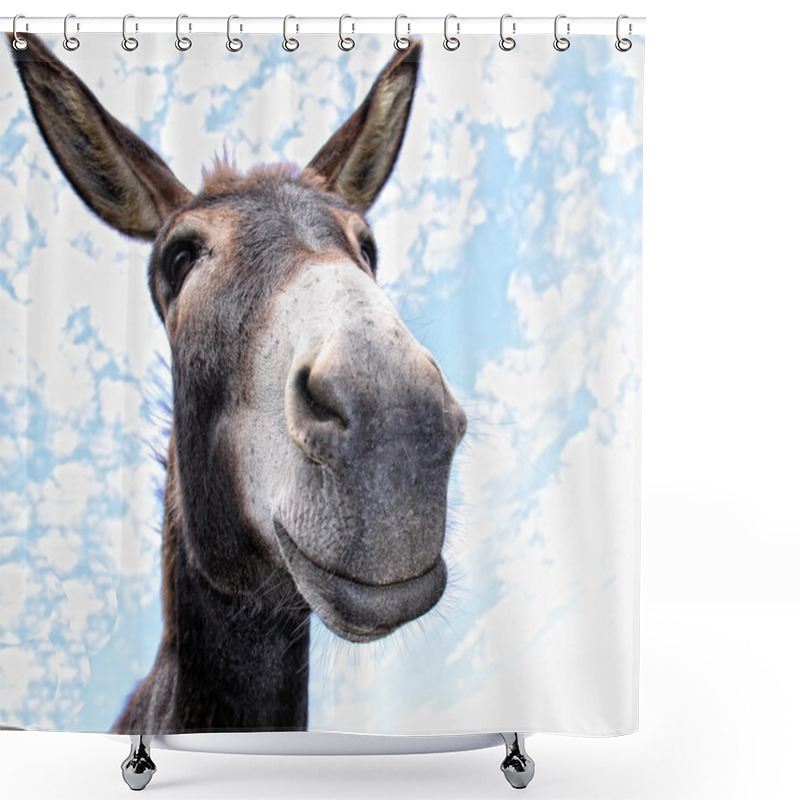 Personality  Funny Donkey Shower Curtains